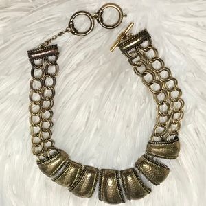 Rustic Gold Necklace